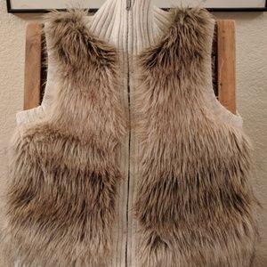 Winter Faux Fur/Sweater Vest
